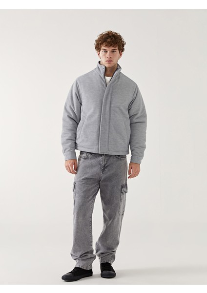 Yeni Sezon Rahat Kalıp Dik Yaka Erkek Mont fiyatları