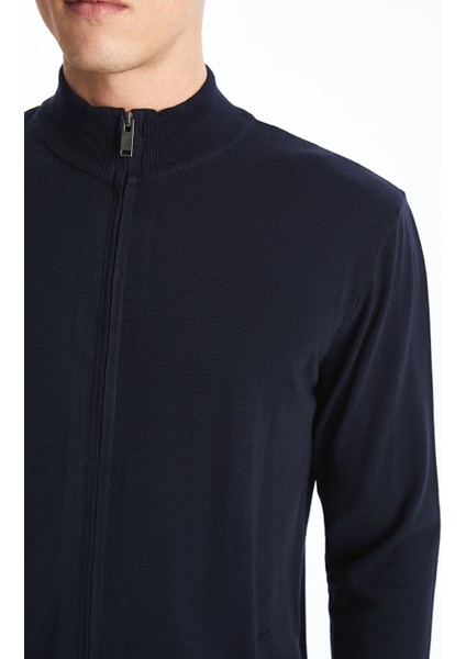 Yeni Sezon Standart Kalıp Dik Yaka Erkek Triko Hırka modelleri