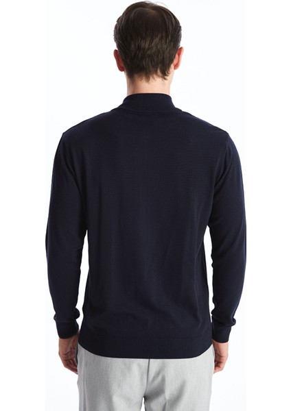 Yeni Sezon Standart Kalıp Dik Yaka Erkek Triko Hırka fırsatları