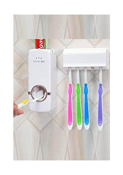Otomatik Diş Macunu Sıkacağı ve 5 Adet Diş Fırçalığı fiyatları