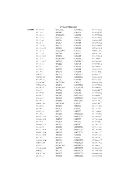 ile Uyumlu Fırın Kapak Contası fiyatları