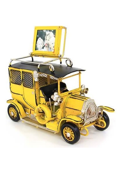 Dekoratif Metal Araba Kumbara Çerçeveli Hediyelik (770770)