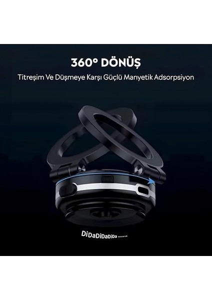 Vakumlu Araç Içi Telefon Tutucu Torpido Üstü Araç Gögse Vakum Sayesinde Çok Güçlü Manyetik Tutucu Telefon Elektronik Vakum Çekici Premium (Siyah) modelleri