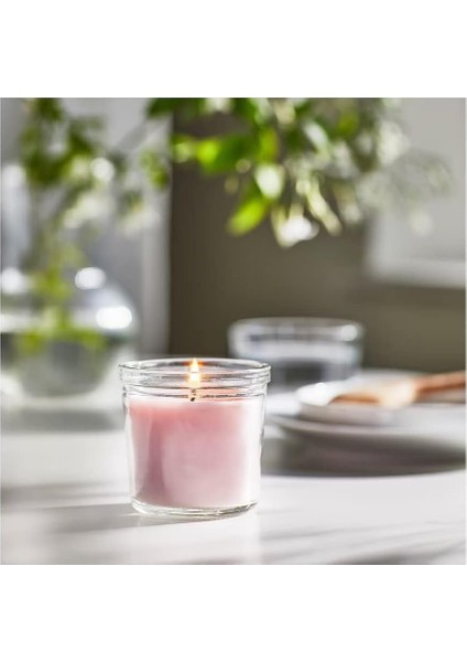 Lugnare Cam Kokulu Mum (Yasemin/pembe), Çap: 7,5 cm fiyatları