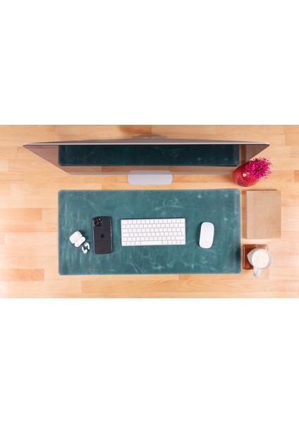 Deri Masa Matı 80*37CM G21 Yeşil fiyatları