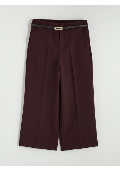 Yeni Sezon Beli Kemerli Standart Fit Kadın Pantolon indirimleri