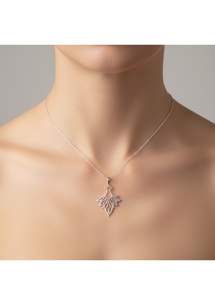 925 Ayar gümüş kolye anka kuşu SM1431 modelleri