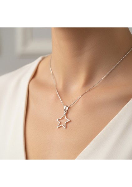925 Ayar gümüş kolye denizyıldızı SM1402 modelleri