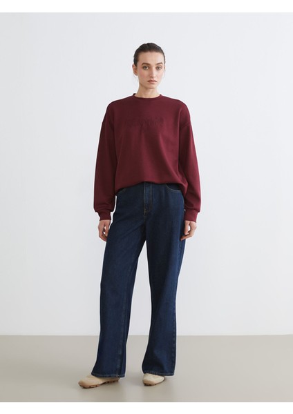 Yeni Sezon New York Nakışlı Kadın Sweatshirt fiyatları