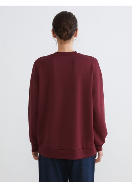 Yeni Sezon New York Nakışlı Kadın Sweatshirt fırsatları