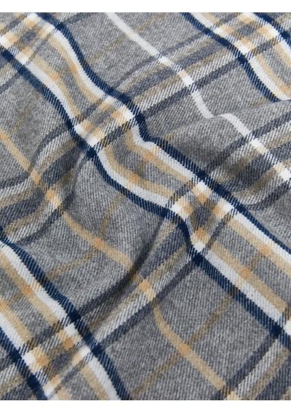 Yeni Sezon Püskül Detaylı Ekose Desenli Erkek Atkı modelleri