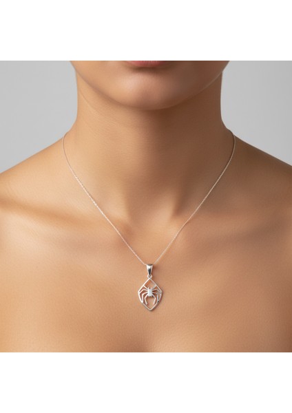 925 Ayar gümüş kolye örümcek SM2043 modelleri