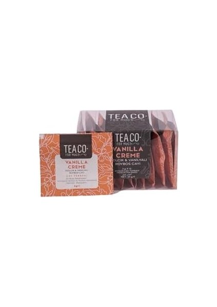 Tea Co. Vanilla Creme 12 Adet Adet Şase