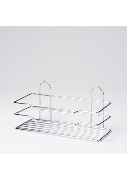 Mark Premium Tek Katlı Duş Rafı Paslanmaz Krom