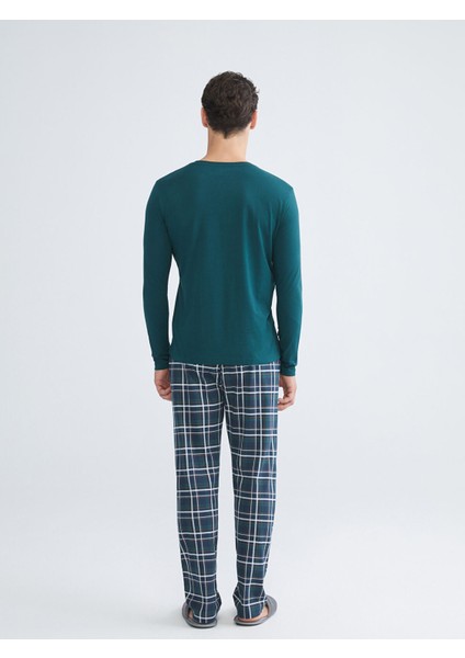 Yeni Sezon Standart Kalıp Erkek Pijama Takımı fırsatları