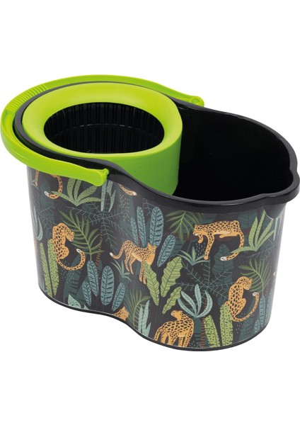 Desenli Döner Pratik Mop Seti 16 Litre (NVA506)