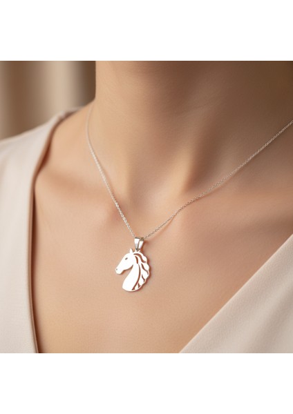 925 Ayar gümüş kolye at SM1997 modelleri