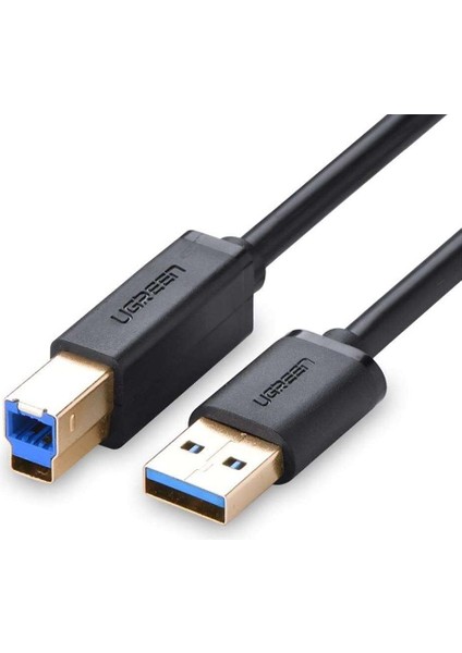 Usb-A 3.0 & Usb-B 3.0 Yazıcı Kablosu, 1 Metre, Siyah
