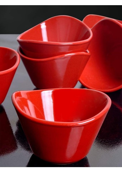 Kırmızı Bayrak Tigela Çerezlik/sosluk 11 cm 6 Adet