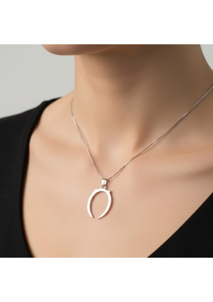 925 Ayar gümüş kolye nal SM3975 fiyatları