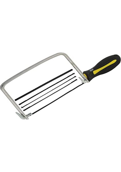 58290 Rubber Grip Coping Saw With 5 Blades