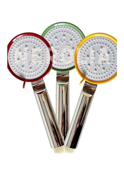 Turbo Yüksek Basınçlı Duş Seti - Su Tasarruflu Masaj Başlığı ve Pvc Hortumu ile (Renk Asortidir) fiyatları