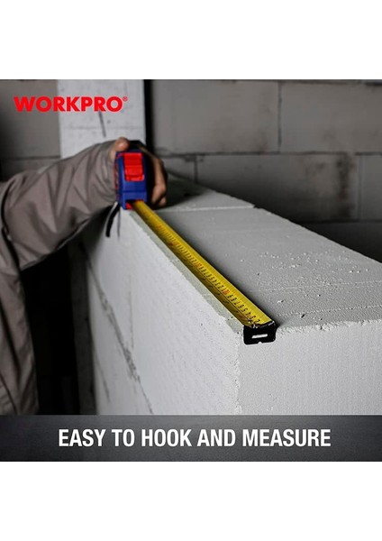 WP261010 7,5MX25MM/25FT. Kaplama Sarı Çelik Şerit Metre fiyatları