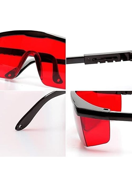 KBL1R Kırmızı Çizgi Izleme ve Epilasyon Gözlüğü, Kırmızı/siyah fiyatları