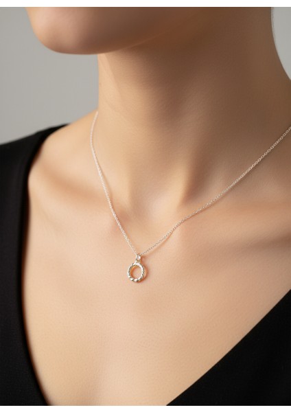 925 Ayar gümüş kolye papyon SM3243 modelleri