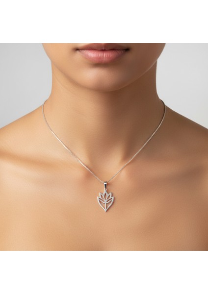 925 Ayar gümüş kolye çiçek SM1955 modelleri