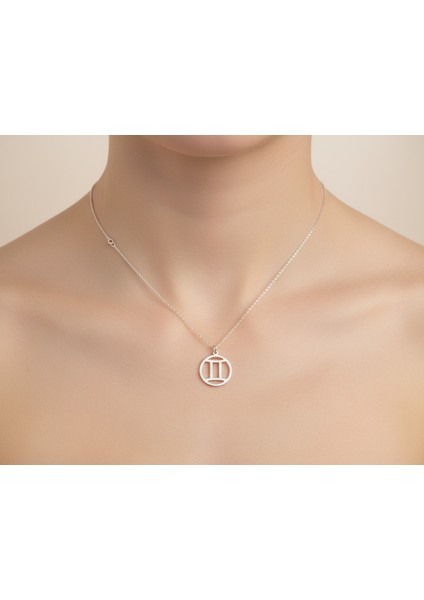 925 Ayar gümüş kolye İkizler SM3130 fırsatları