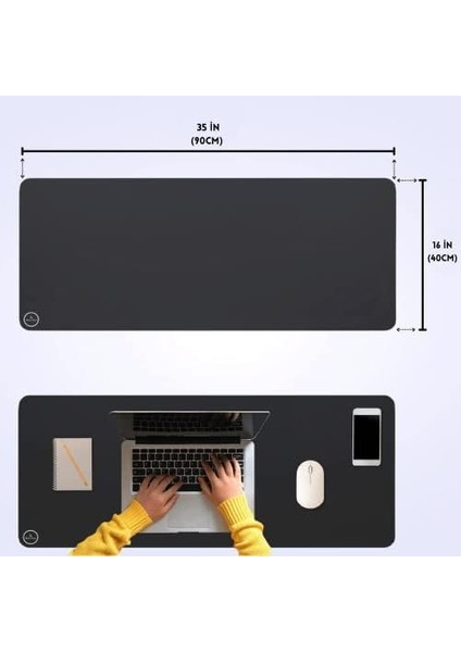 Deer Siyah Professional Oyuncu Gaming Mouse Pad,ofis, Kaydırmaz Taban Mouse Pad (90X40 Xl) fiyatları