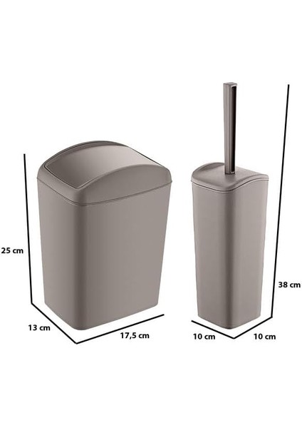Soft Çöp Kovası ve Wc Fırçası Terra fiyatları