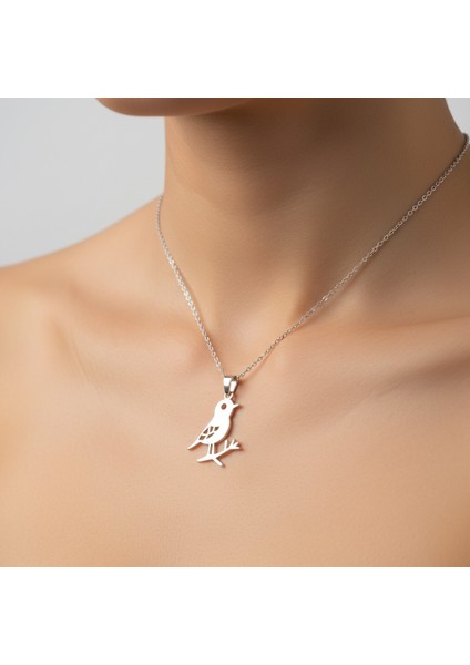 925 Ayar gümüş kolye kuş SM1620 modelleri