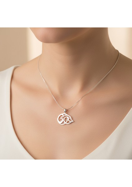 925 Ayar gümüş kolye bulut SM3387 modelleri