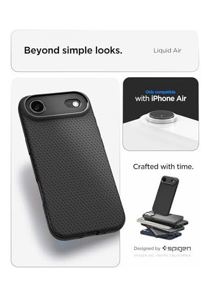 Air ile Uyumlu Ince Kılıf Air Hava Kanalı Teknolojisi Askeri Sınıf Koruma Dokulu Yüzey Kapak - ACS09922 fiyatları