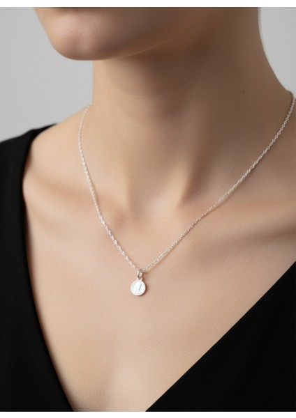 925 Ayar gümüş kolye Harf M SM2988 modelleri