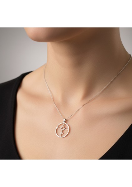 925 Ayar gümüş kolye kız SM3732 modelleri