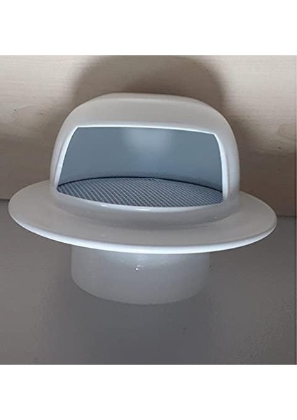 Fan Menfezi Mutfak Aspiratör Çıkışı Rüzgar Önleyici Terekli Iç Çap 100 mm Beyaz (Beyaz) fiyatları