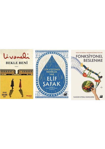 Bekle Beni + Gokyuzunde Nehirler Var + Fonksiyonel Beslenme=(3 Kitap)