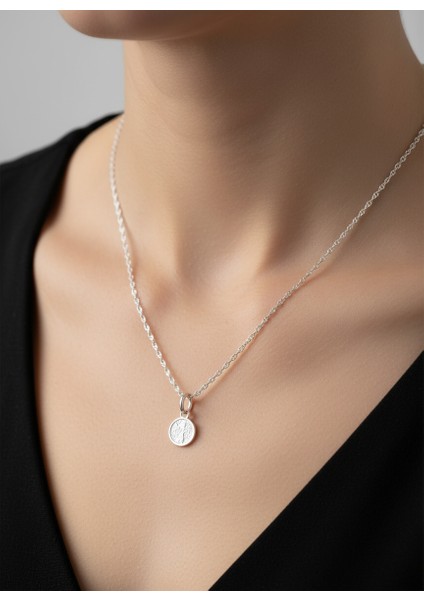 925 Ayar gümüş kolye Harf M SM3000 modelleri