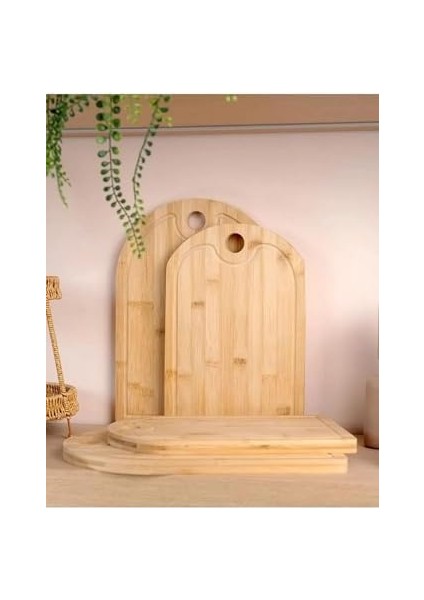 3 Lü Set Oval Kesme Tahtası Peynir Servis Sunum Tepsi Et Sebze Doğrama Tahtası 3 Adet fiyatları