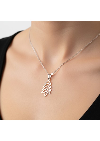 925 Ayar gümüş kolye kozalak SM3485 modelleri