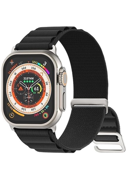 Ultra Lansman Serisi 38-40-41 mm Saat Ölçüleri Ile Uyumlu Tüm Bilek Kalınlıklarına Uygun Titanyum Uçlu Yeni Nesil Rahat Kumaş Kordon