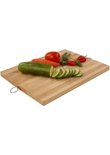 Askılı Bambu Kesme Tahtası, Çok Amaçlı Doğrama Tahtası, Et, Balık, Ekmek, Sebze Için Ahşap Kesim Panosu, Dayanıklı ve Şık Mutfak Ürünü (22X32 Cm) fiyatları
