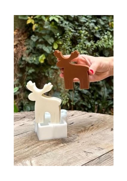 Concept Geyik 2d Mum Kalıbı (Silikon) (1 Adet) modelleri
