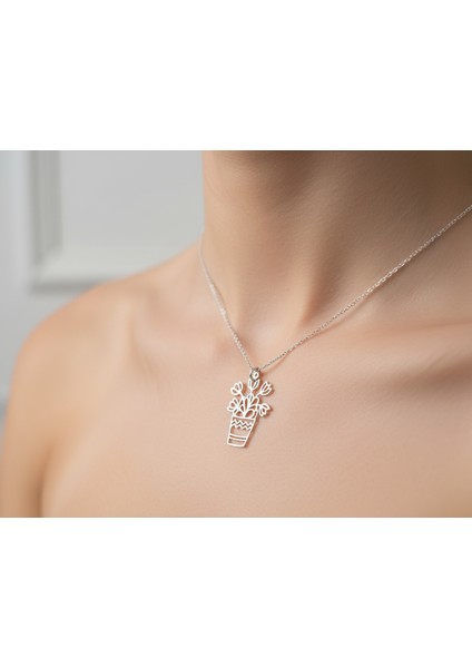 925 Ayar gümüş kolye çiçek SM3306 fiyatları