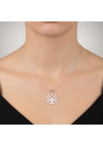 925 Ayar gümüş kolye mercan SM4176 fiyatları