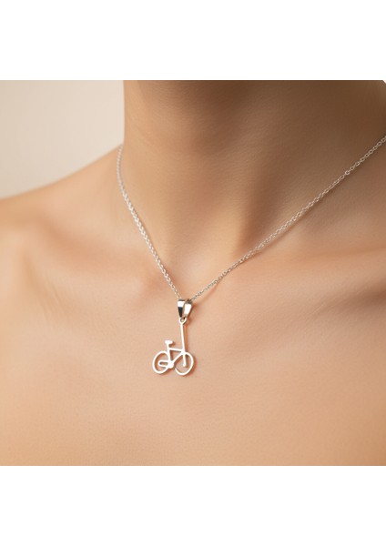 925 Ayar gümüş kolye bisiklet SM4496 modelleri