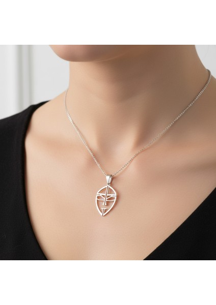 925 Ayar gümüş kolye maske SM3845 fiyatları